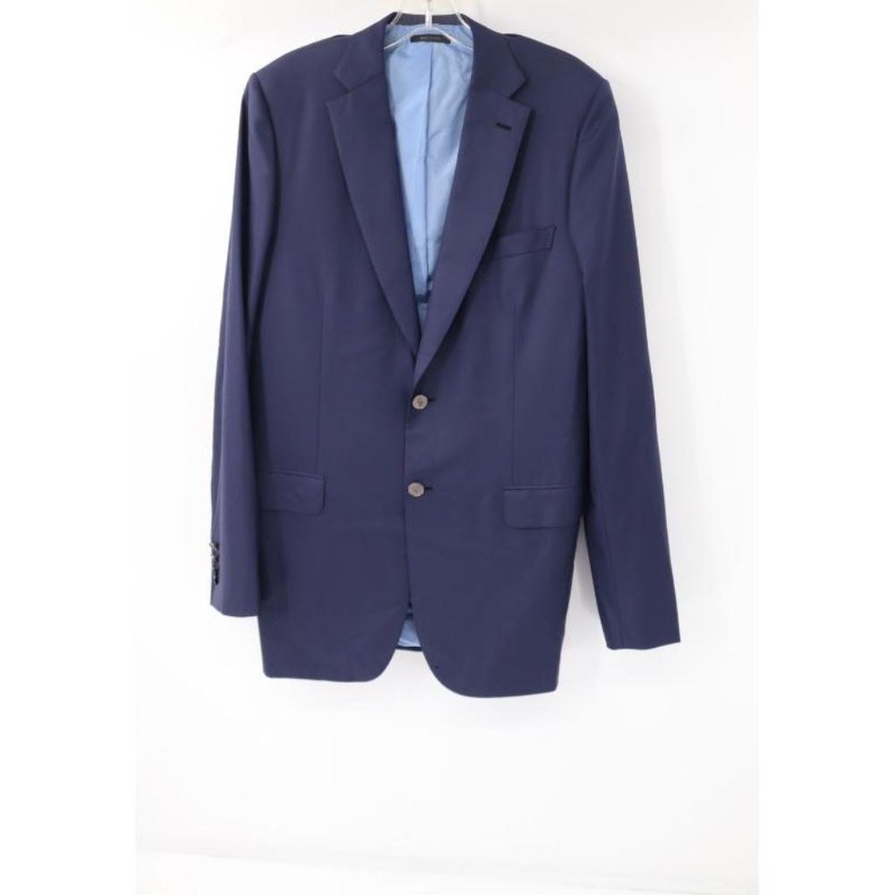 brioni sport coat Men's 40 Brunico Bespoke Surgeon Cuffs navy super 160s wool